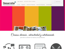 Tablet Screenshot of desarrollamas.com